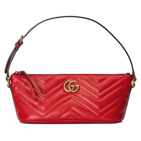 gucci samt tasche rot|Kleine GG Marmont Schultertasche .